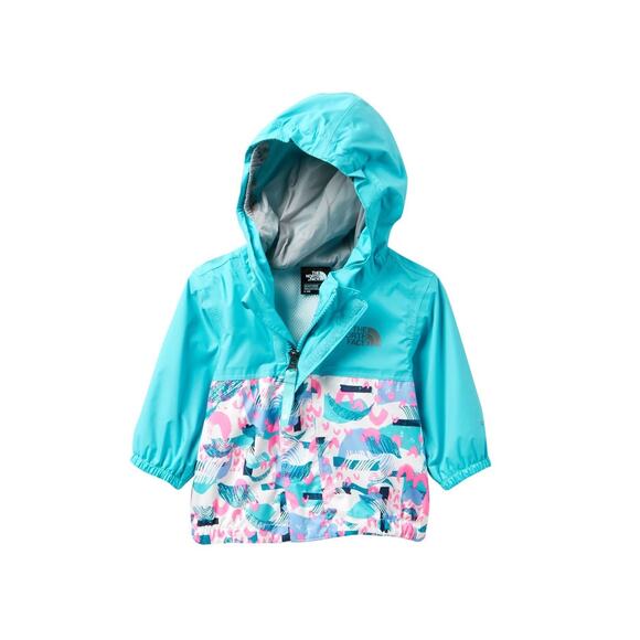 THE NORTH FACE Infant Girls 0-3 Months Tailout Rain Jacket Zip Up Fall Winter - Picture 1 of 6